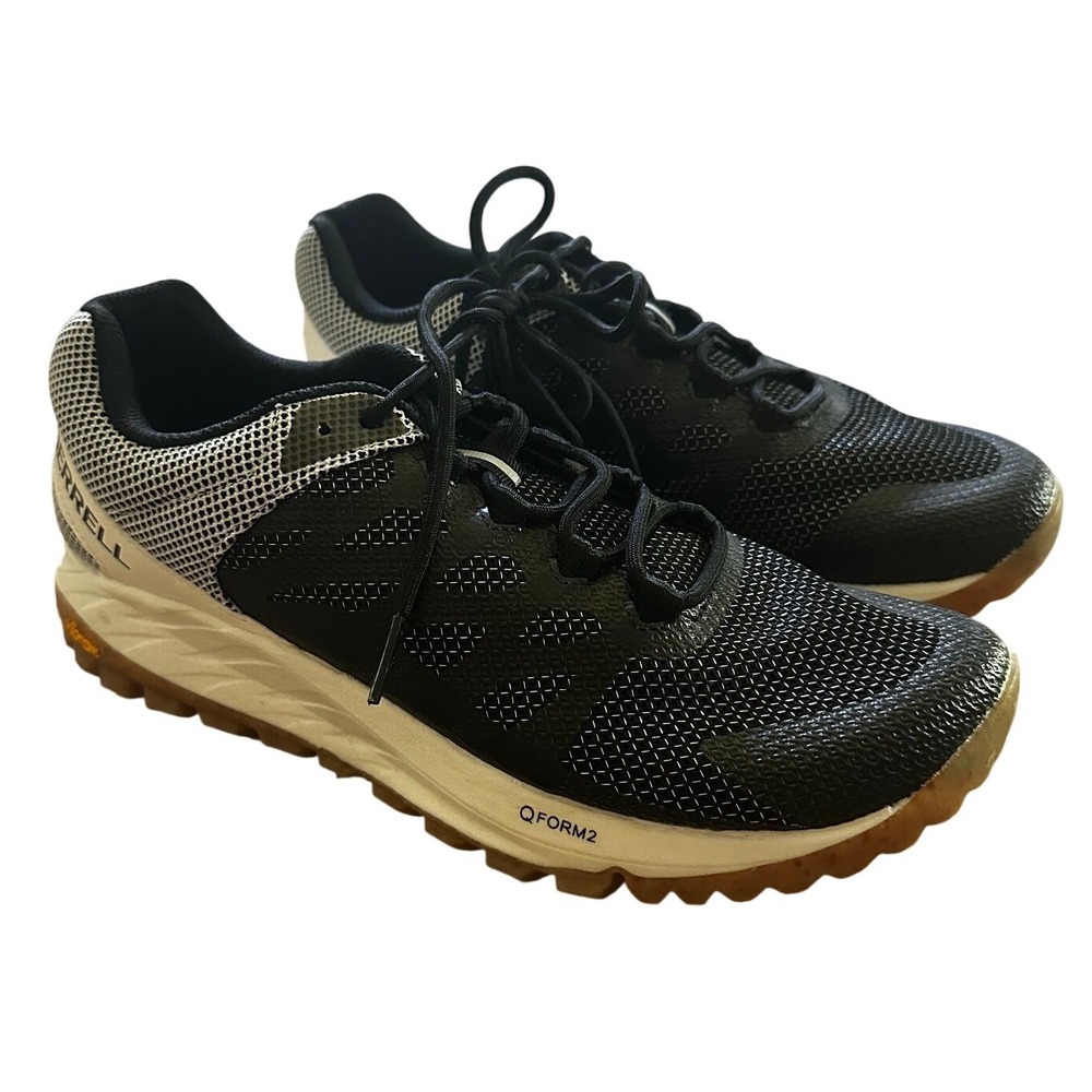 Merrell Black And White Antora 2 Trail Running Shoes Women's 9.5